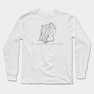 Le Massif de Charlevoix Resort 3D Long Sleeve T-Shirt